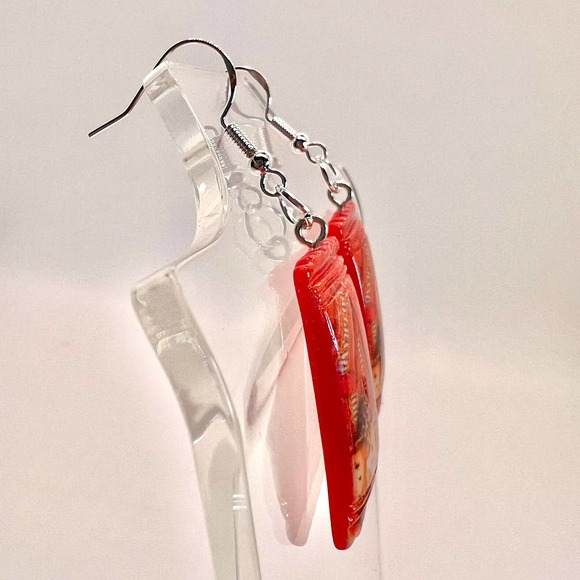 100 Grand Earrings - Chocolate Earrings - Candy Earrings - Food Earrings - Picture 3 of 8